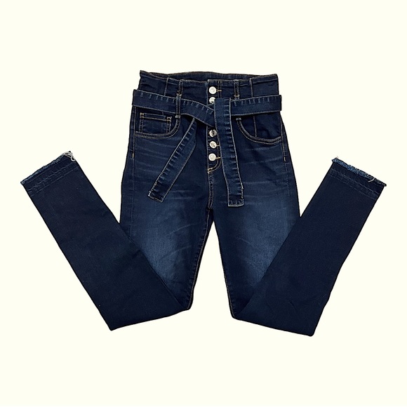 Veronica Beard Keith 12" Corset Jeans - Picture 6 of 11